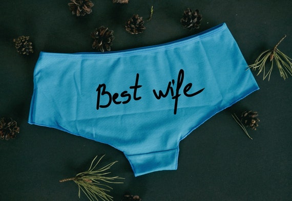 Best Wife Underwear, Gift for Wife, Valentines Day Gift, Anniversary Gift, Hot  Wife Briefs, Hipster Panty, Womens Underwear, Ladies Lingerie 