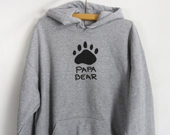 Papa Bear Hoodie, Papa Bear Sweatshirt, Fathers Day Sweatshirt, Dad Sweatshirt, Fathers Day Gift, Dad Gift, Christmas Gift for Dad, New Dad