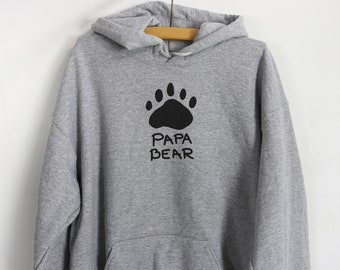 Papa Bär Hoodie, Papa Bär Sweatshirt, Vatertags Sweatshirt, Papa Sweatshirt, Vatertagsgeschenk, Papa Geschenk, Weihnachtsgeschenk für Papa, neuer Papa