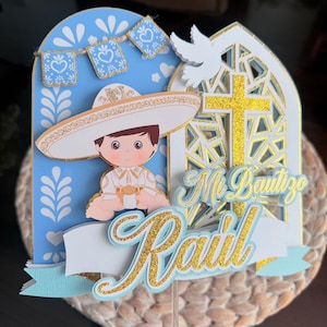Doopsel Charro caketopper, Cielito Lindo caketopper, Mi Bautizo caketopper, Charro caketopper, doop caketopper