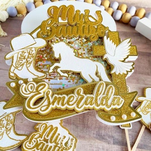 Charro Baptism Cake topper, Mi bautizo charro cake topper, Charro party decor, Charro Cake Topper, Religious Baptism cake topper