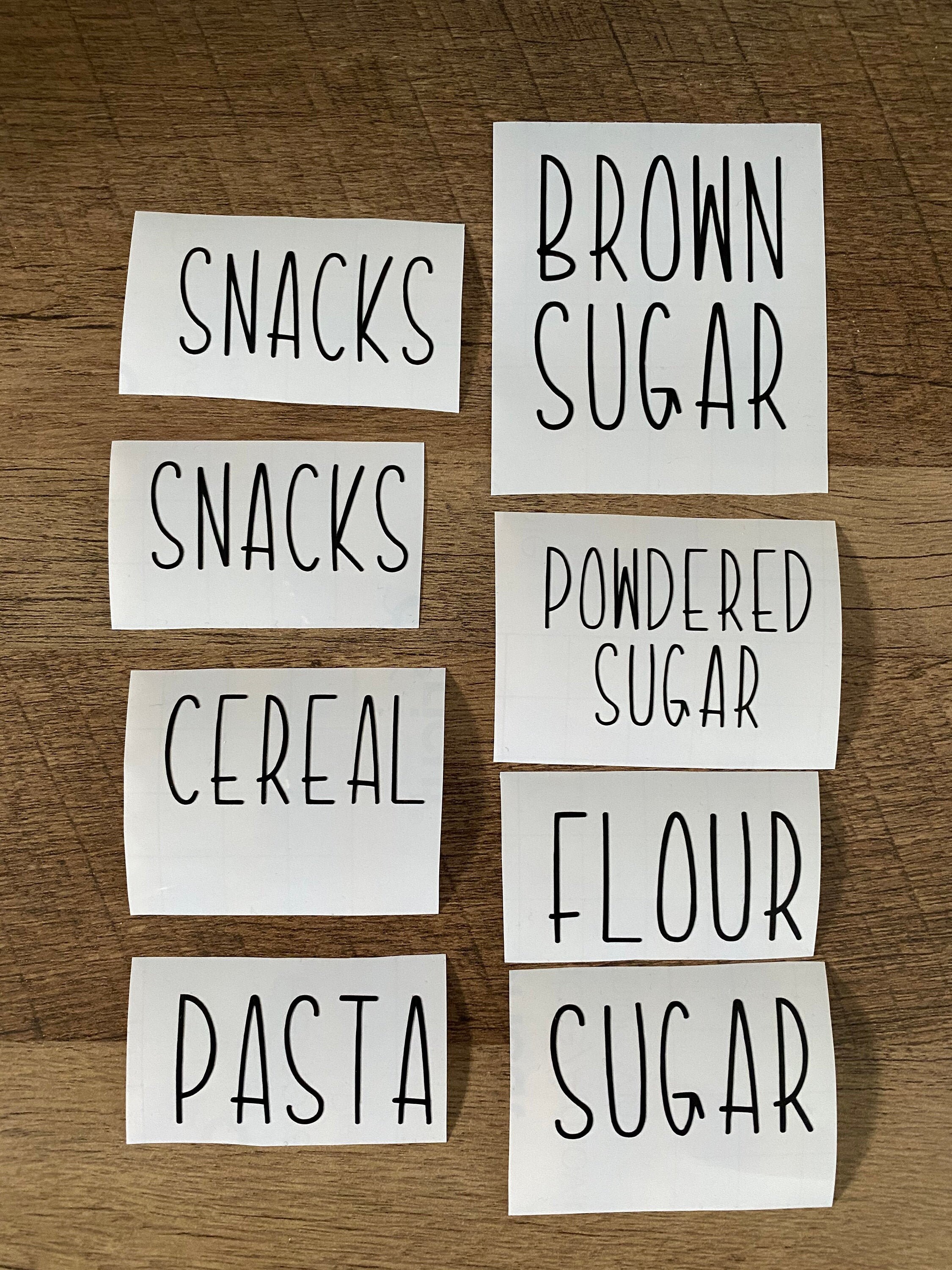 Pantry Label 2 Set | Etsy