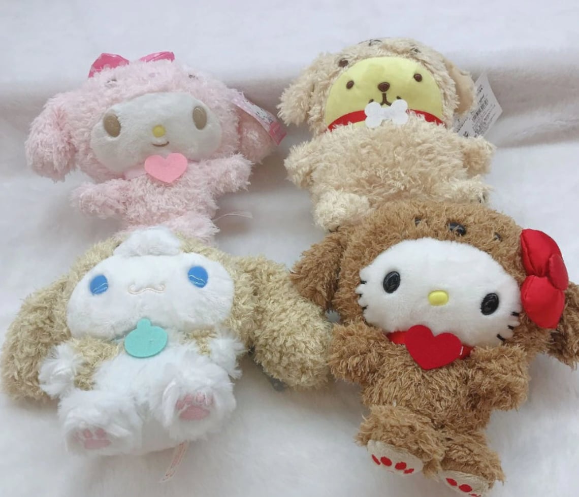 Hello kitty plush Sanrio characters plushie my Melody plush Etsy