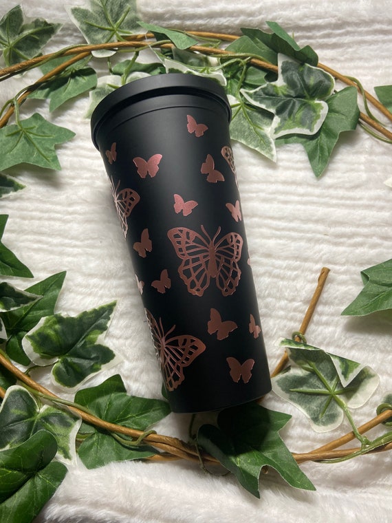 Butterfly Starbucks Venti Tumbler Cup -Customized Matte