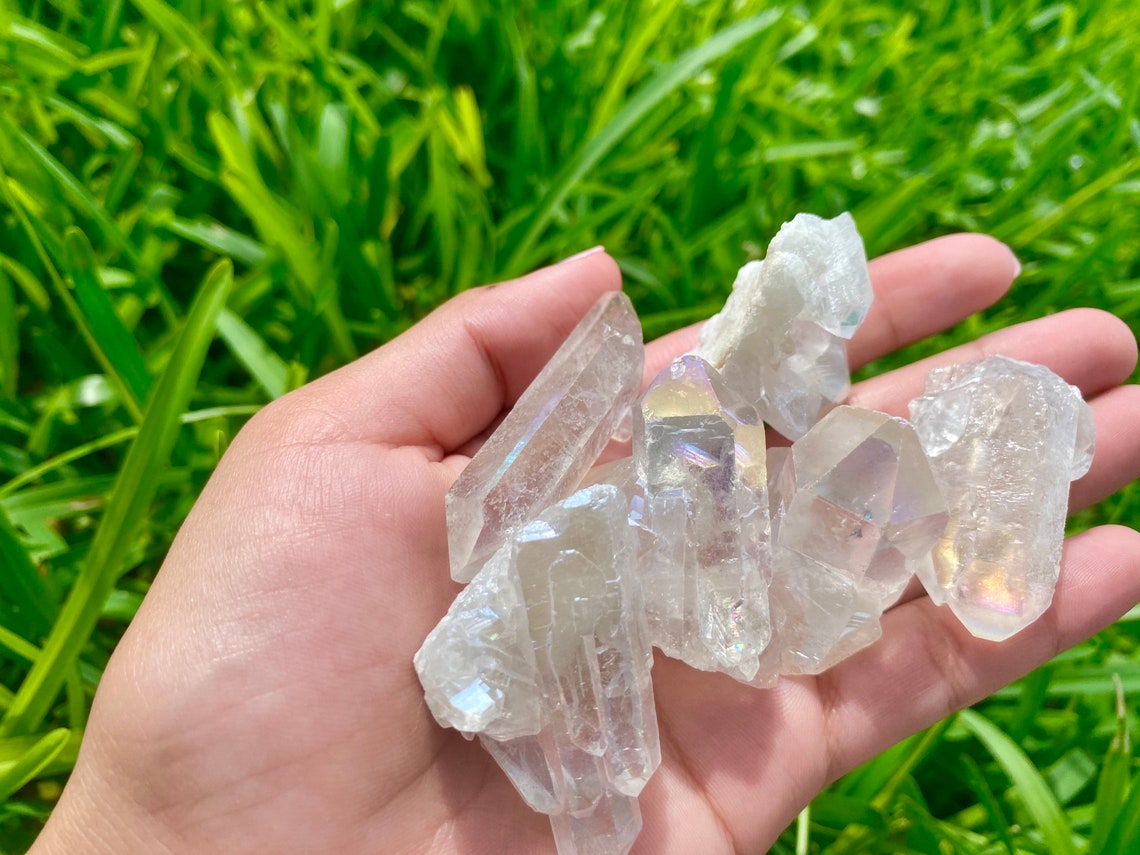 angel aura quartz man made angel aura quartz man made