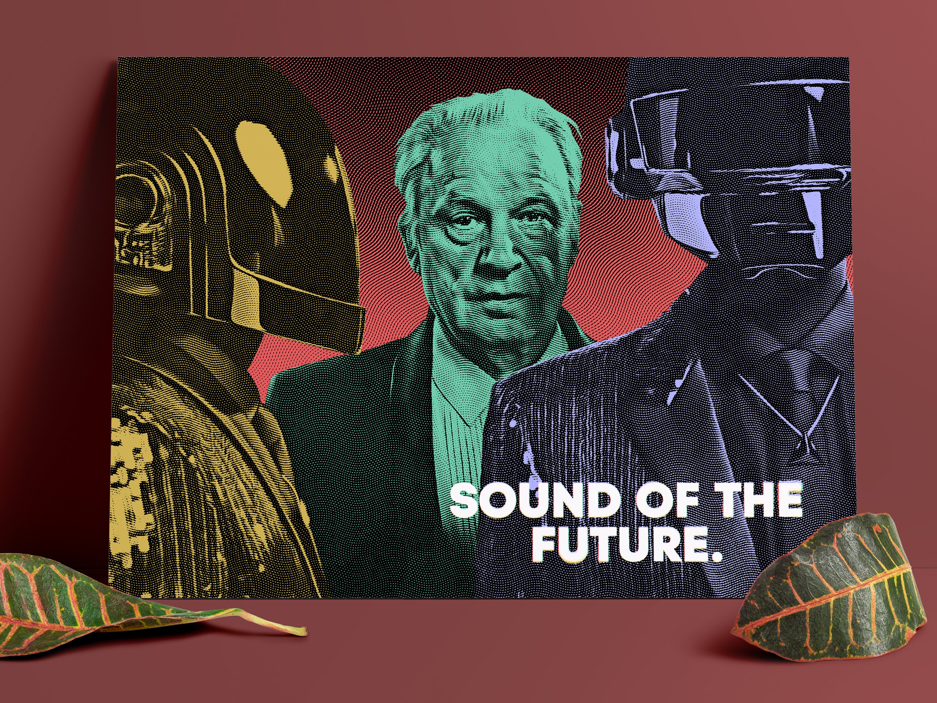 Daft Punk - Giorgio By Moroder Poster Encadré Random Access Memories. French House/Electro Dance Dis