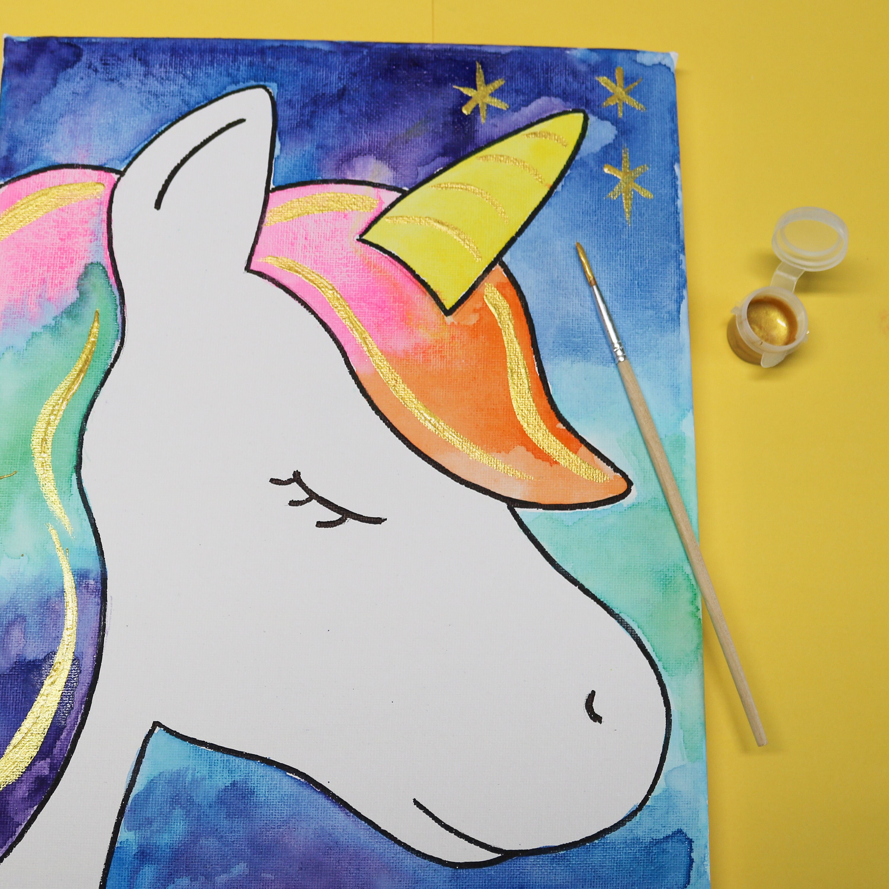 Unicorn Painting Party Unicorn Crafts Unicorn Art Kit Etsy