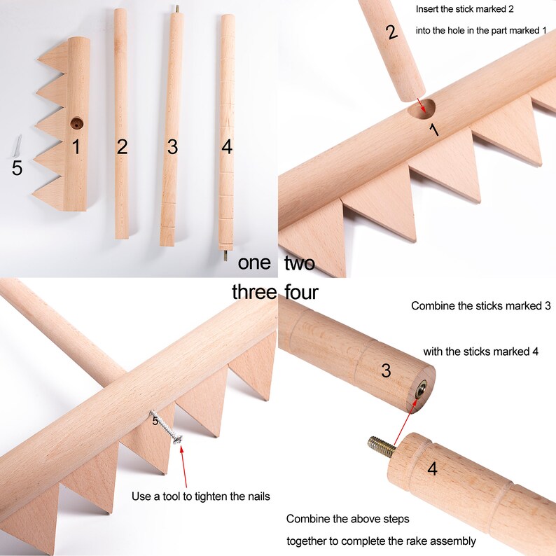 2PCS Fullsize Outdoor Zen Garden Rake Japanese Sand Garden Etsy