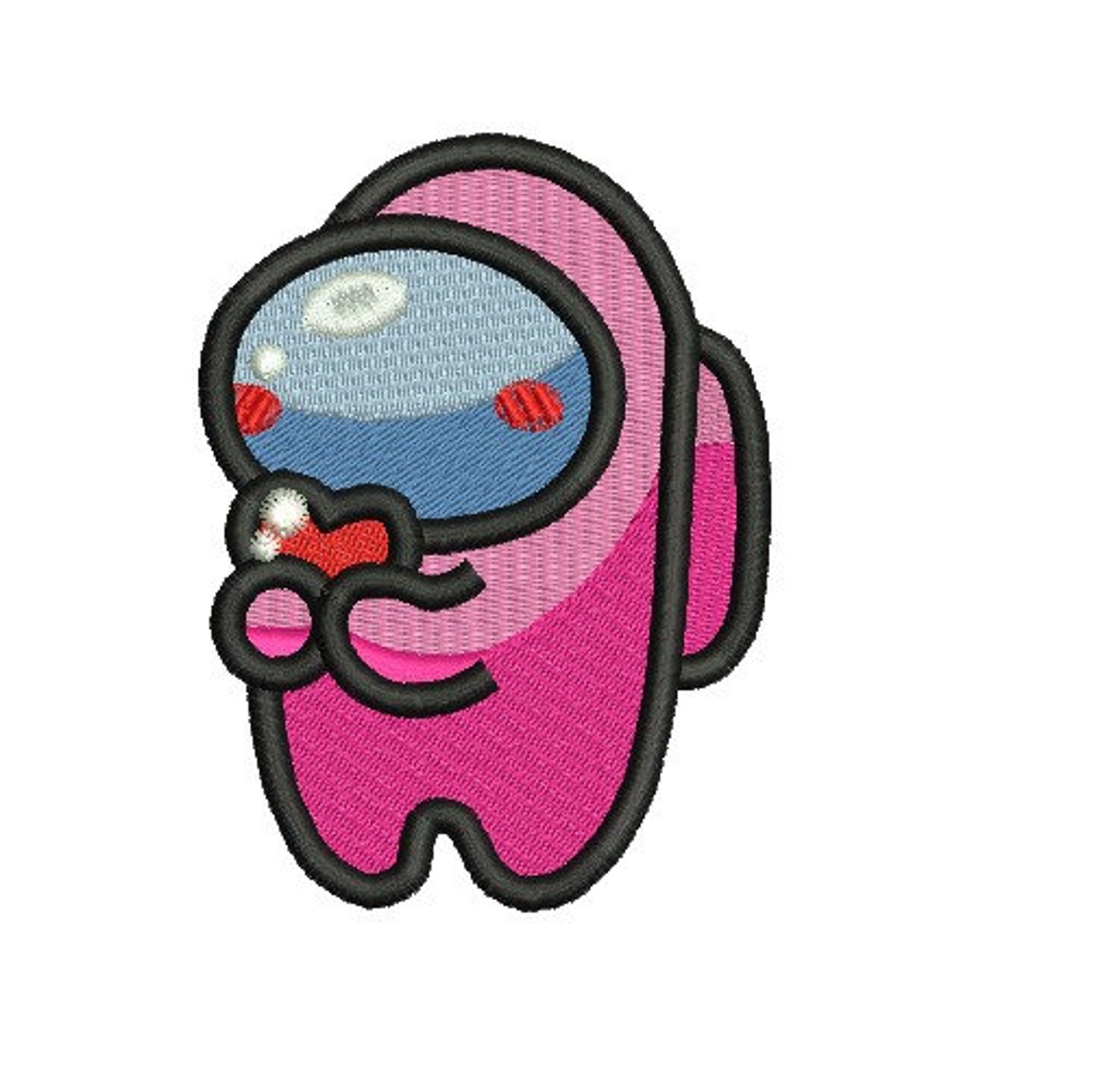 Among us heart embroidery design design for embroidery  etsy Among us heart embroidery design design for embroidery  etsy