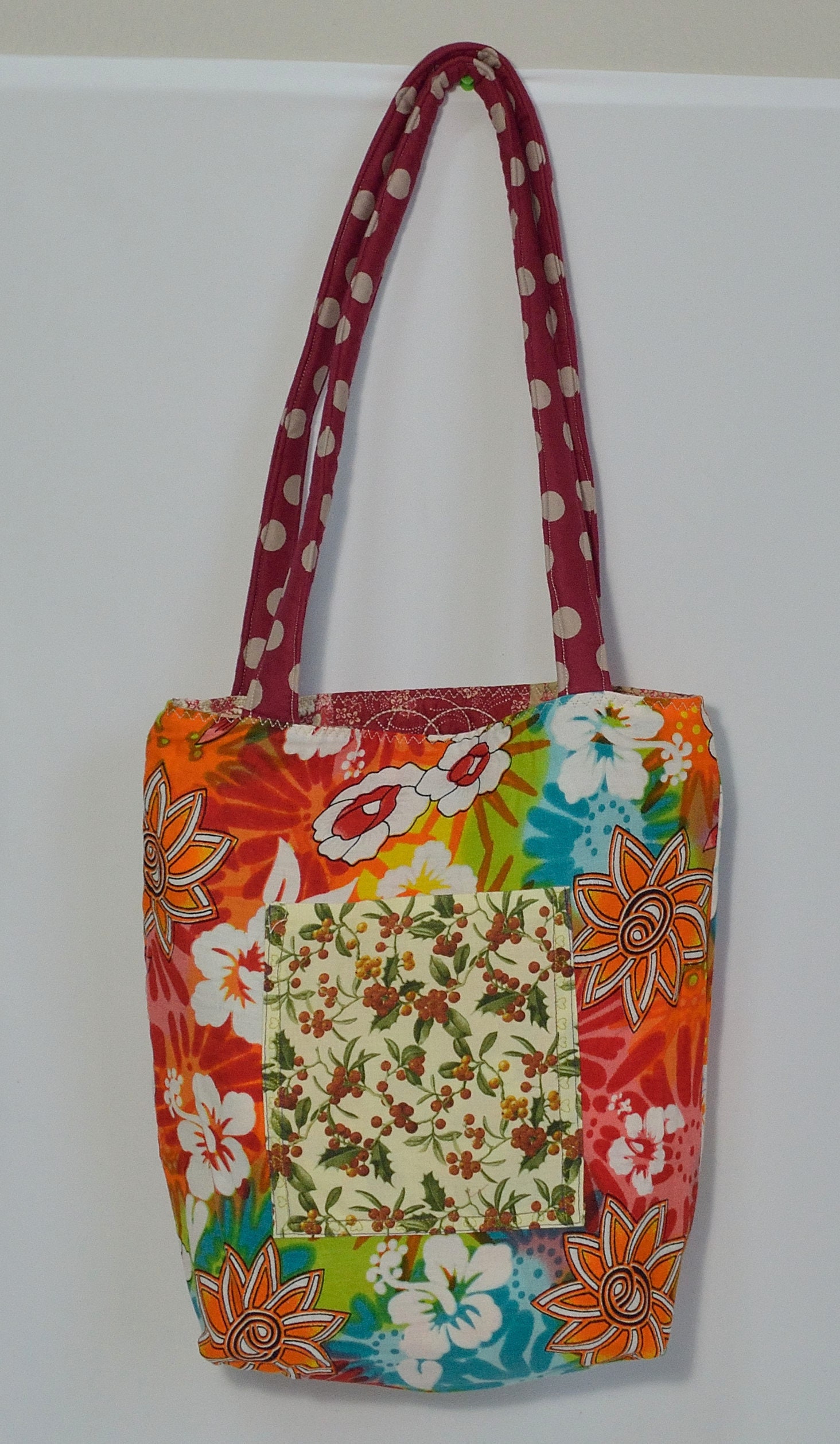 Tote Bag - Quilted With Embroidery - Etsy