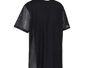 Mesh Shirt, Oversized Six-Panel Fit with Bamboo Cotton Panels