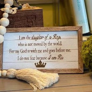 Daughter of the King laser SVG Only