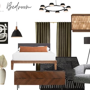 Mood Board, Diseño De Habitaciones, Diseño De Interiores, Decoración De Interiores - Masculino Moderno