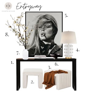 Mood Board, Room Design, Interior Design, Interior Decorating - Contemporary Entryway Design
