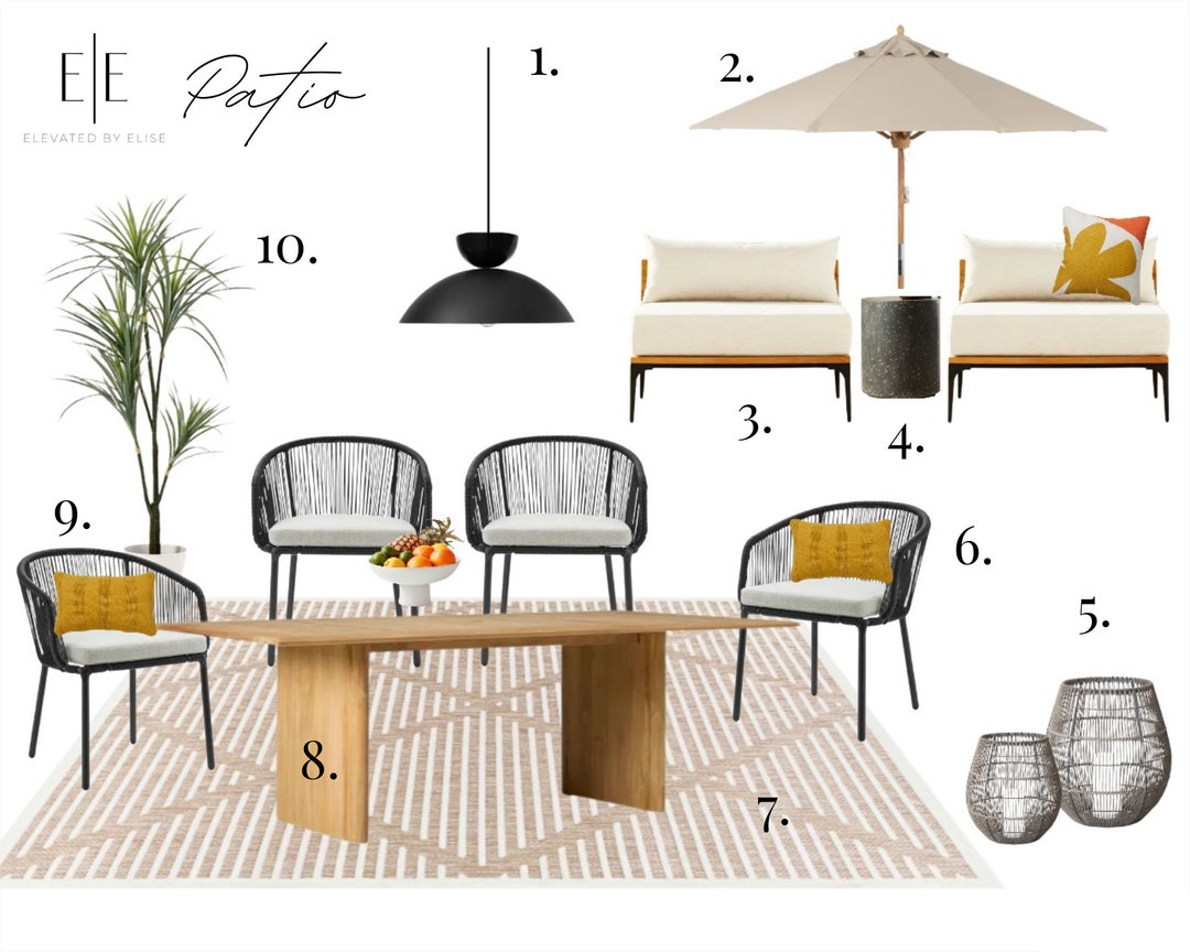 Mood Board, Room Design, Interior Design, Interior Decorating - Outdoor ...