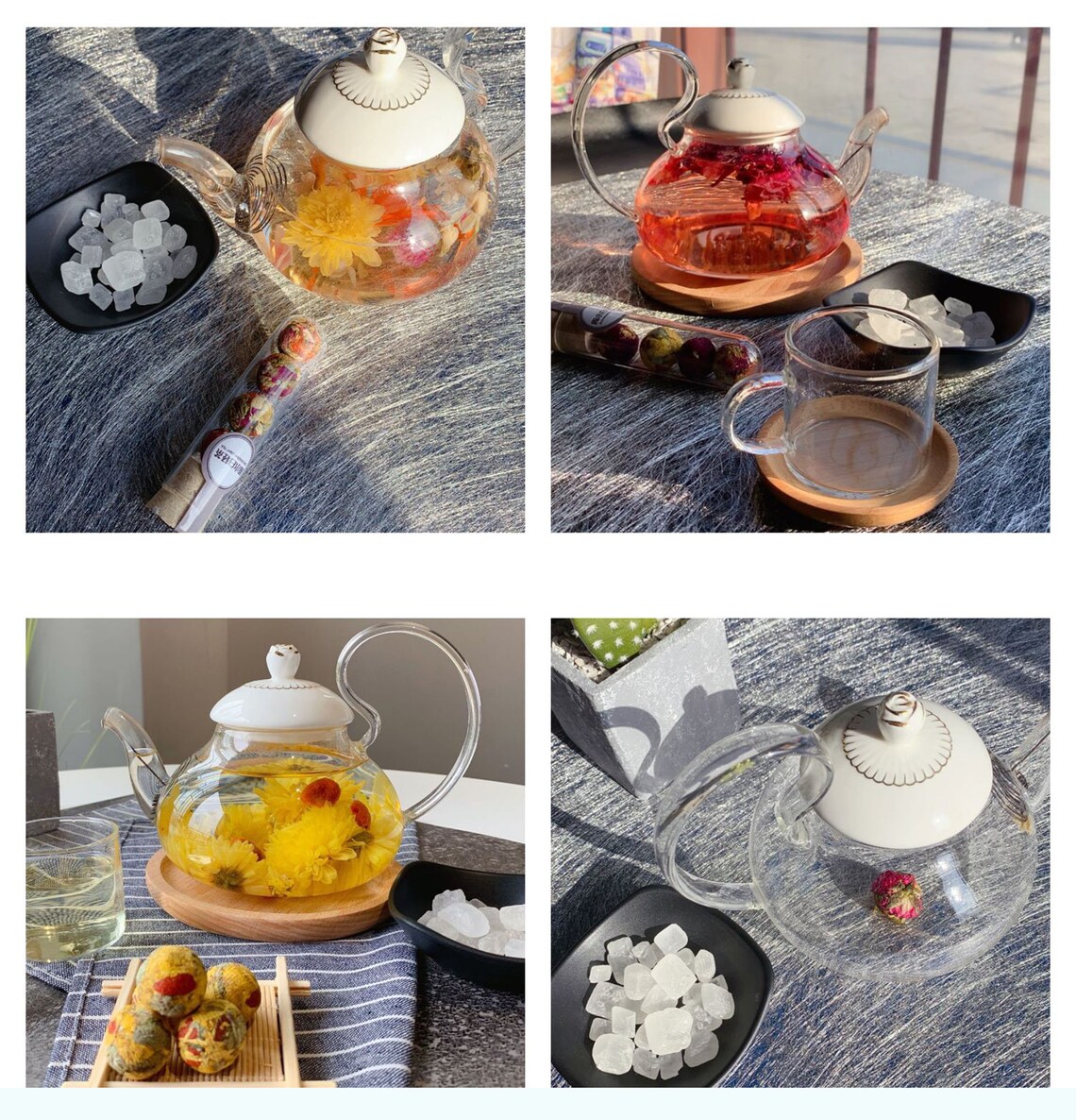 Blooming Tea Balls Flowering Tea Balls Blooming Flower Teas Etsy