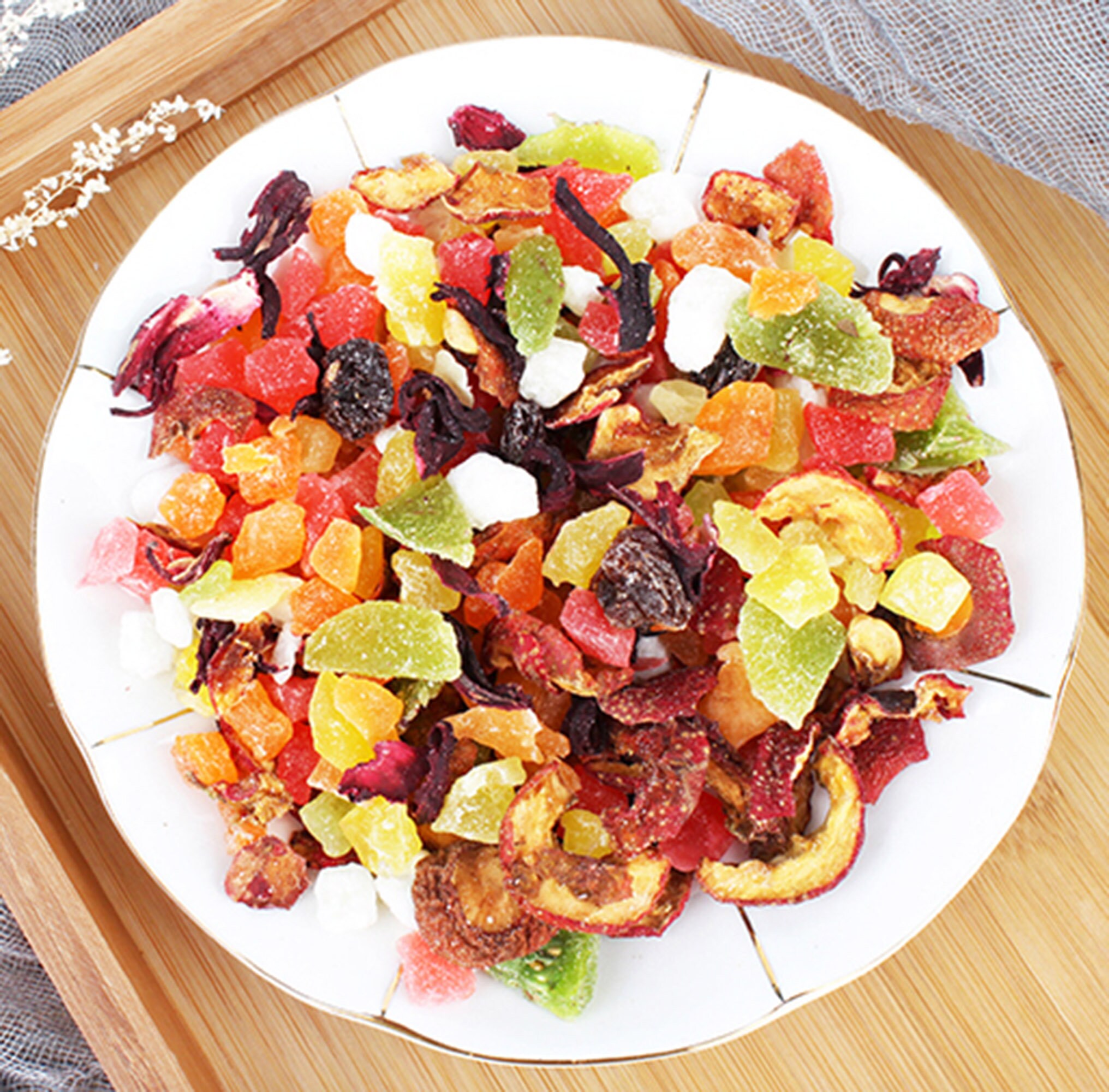 Fruit Tea Fruit Pieces Dried Fruit Natural Fragrant Herbal Etsy