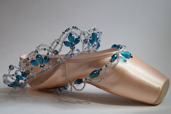 Beaded Headpiece light blue pearls and clear crystals Accessories | Beaded Headpiece Light Blue Pearls And Clear  main image 4