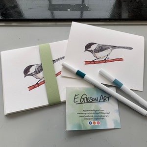 4 cartes vierges - Chickadee