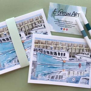 4 Cards - Fishing Boat