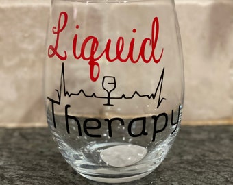 Liquid Therapy Wine Glass