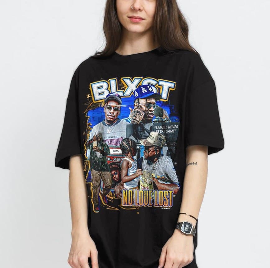 Vintage Blxst No Love Lost Shirt Rapper Shirt Black Men | Etsy