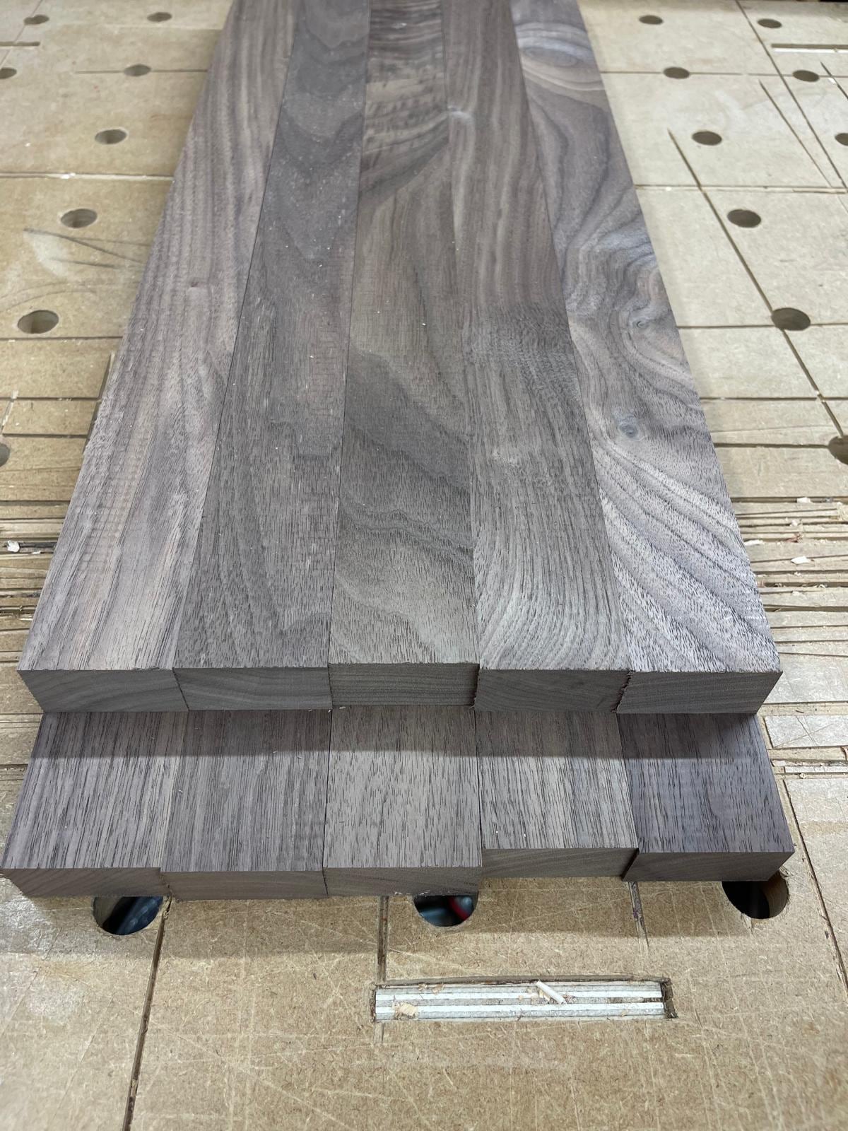 Noyer noir - Planche à découper en bois de bout sur mesure et personnalisée | Création ALL