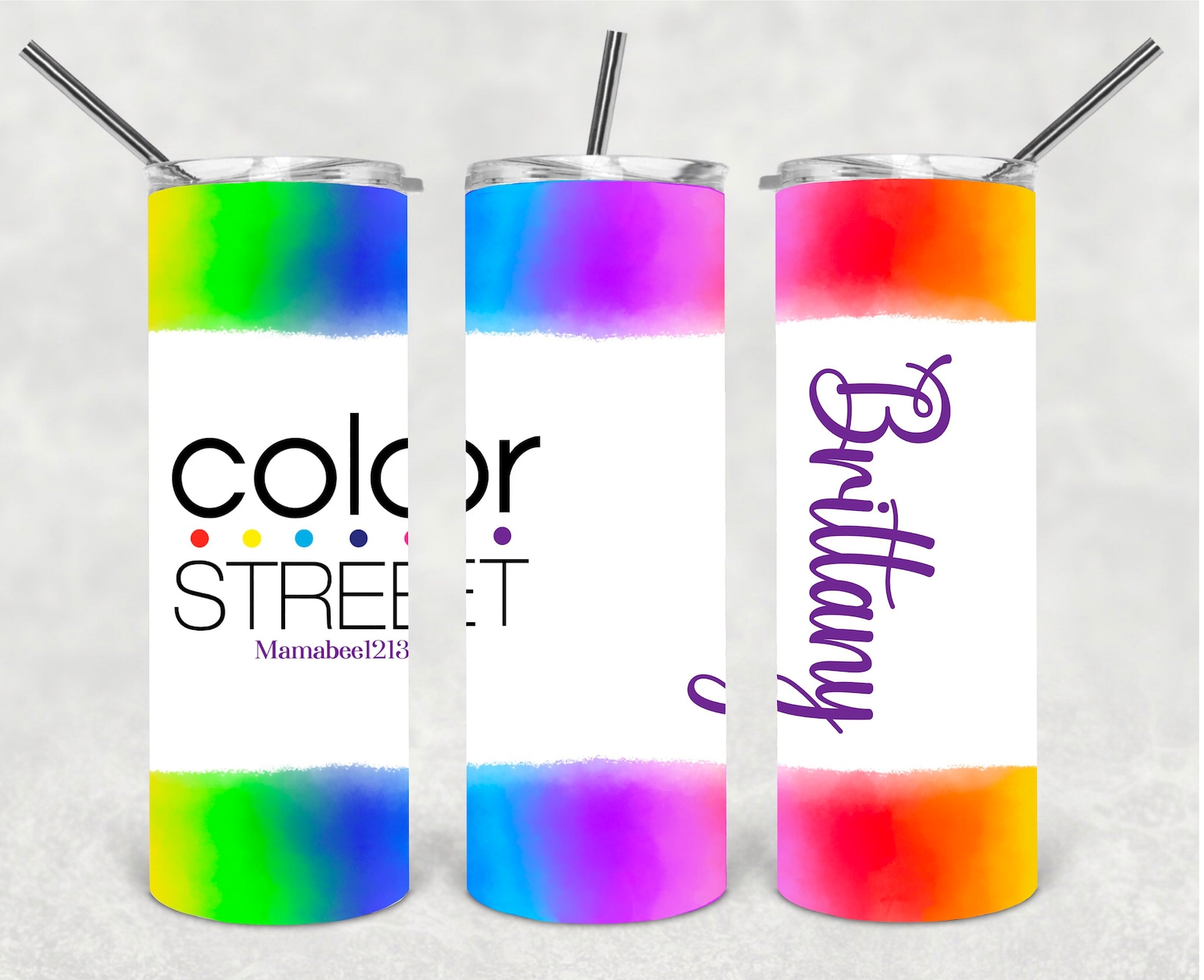 Color Street tumbler Logo Digital PNG File Sublimation Etsy