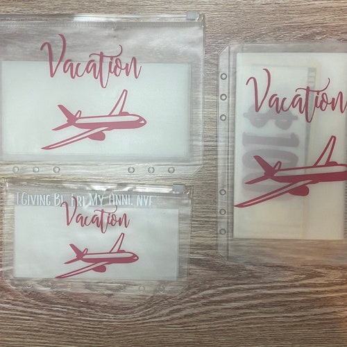 A6 Bundle 1 A6 Cash Envelope Zip Pouch With Dividers for Etsy