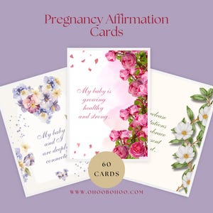 Cartões de afirmação de gravidez, cartões de autocuidado imprimíveis para futuras mamães, cartões com citações positivas para mulheres, autoestima, presente de autocuidado, chá de bebê