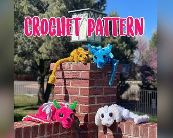 Gehäkelter Glücksdrache, Häkelanleitung, Amigurumi Plushie, PDF, Häkelanleitung, Dolls, Dragon