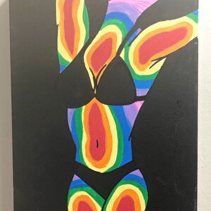 Thermal Body Painting, Sexy Girl Painting