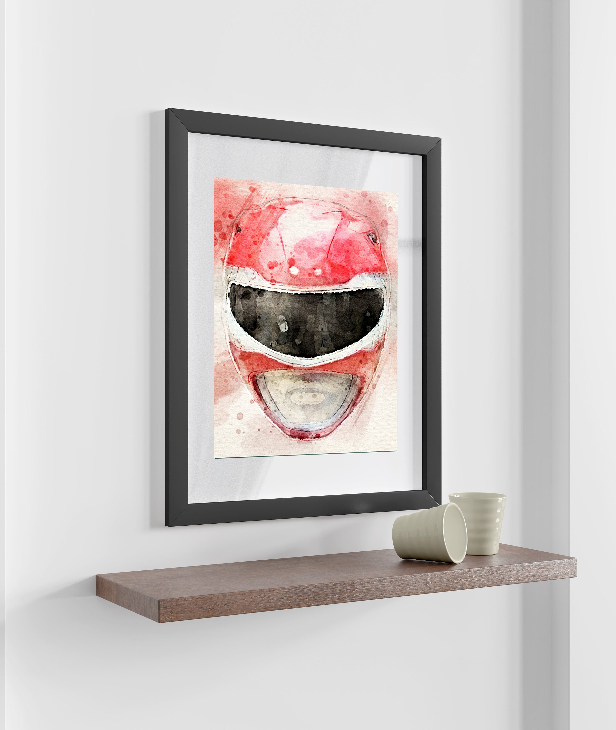 Mighty Morphin' Power Rangers Watercolor Digital Download: - Etsy