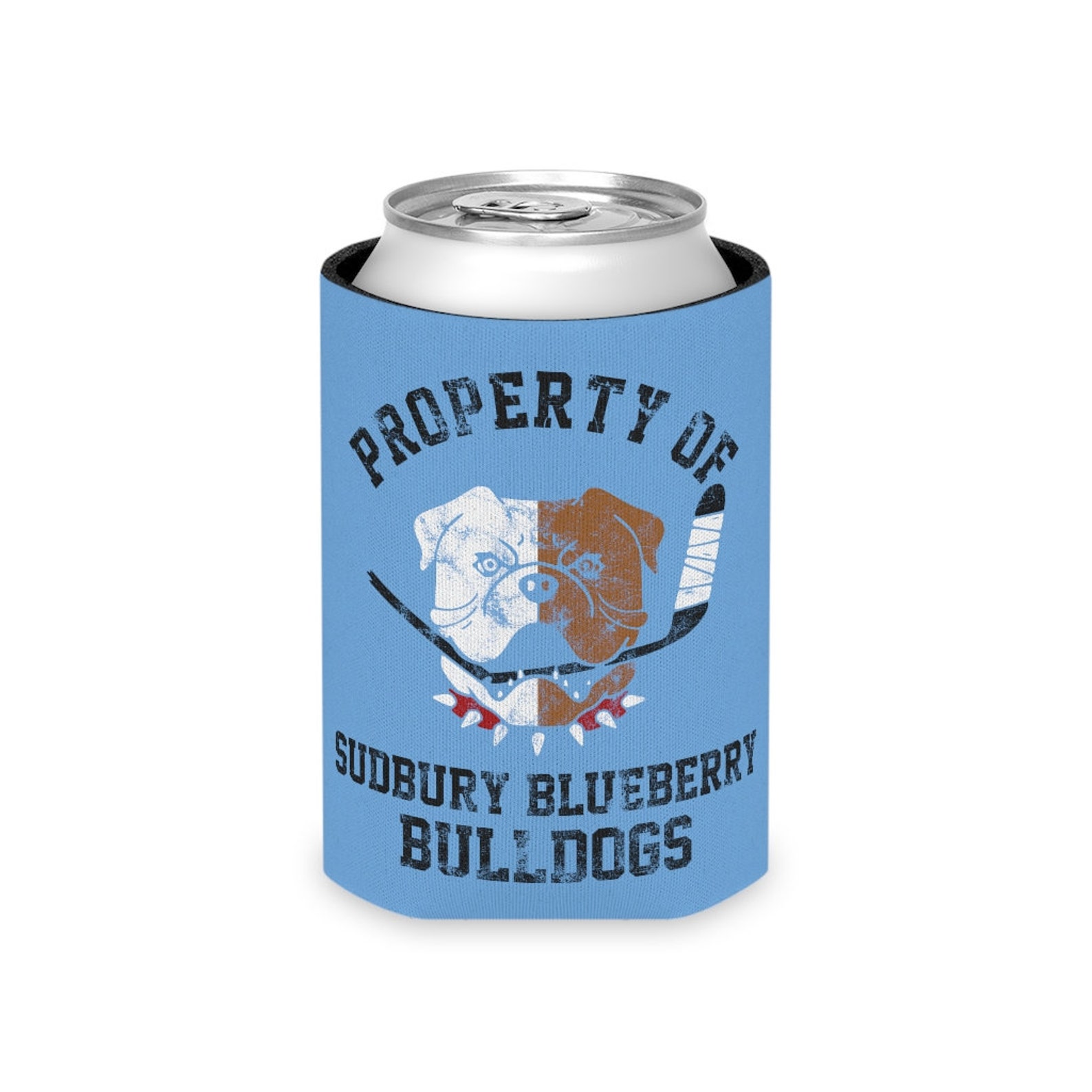 Shoresy Sudbury Blueberry Bulldogs Beer Koozie Slim Can Etsy
