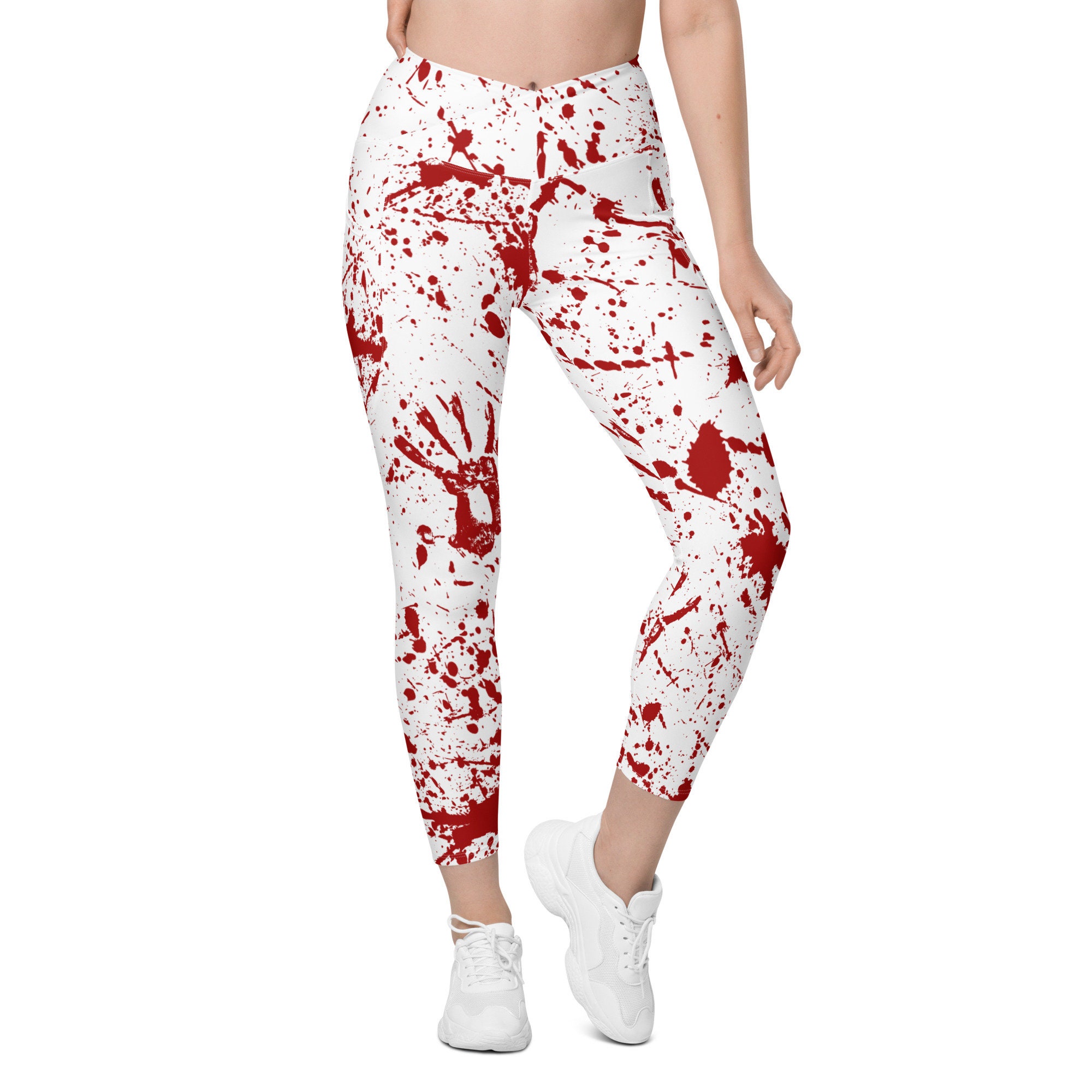 LEGGING JEAN RUN-PAINT SPLATTER (ACTIVE BACK POCKETS) – Spade's