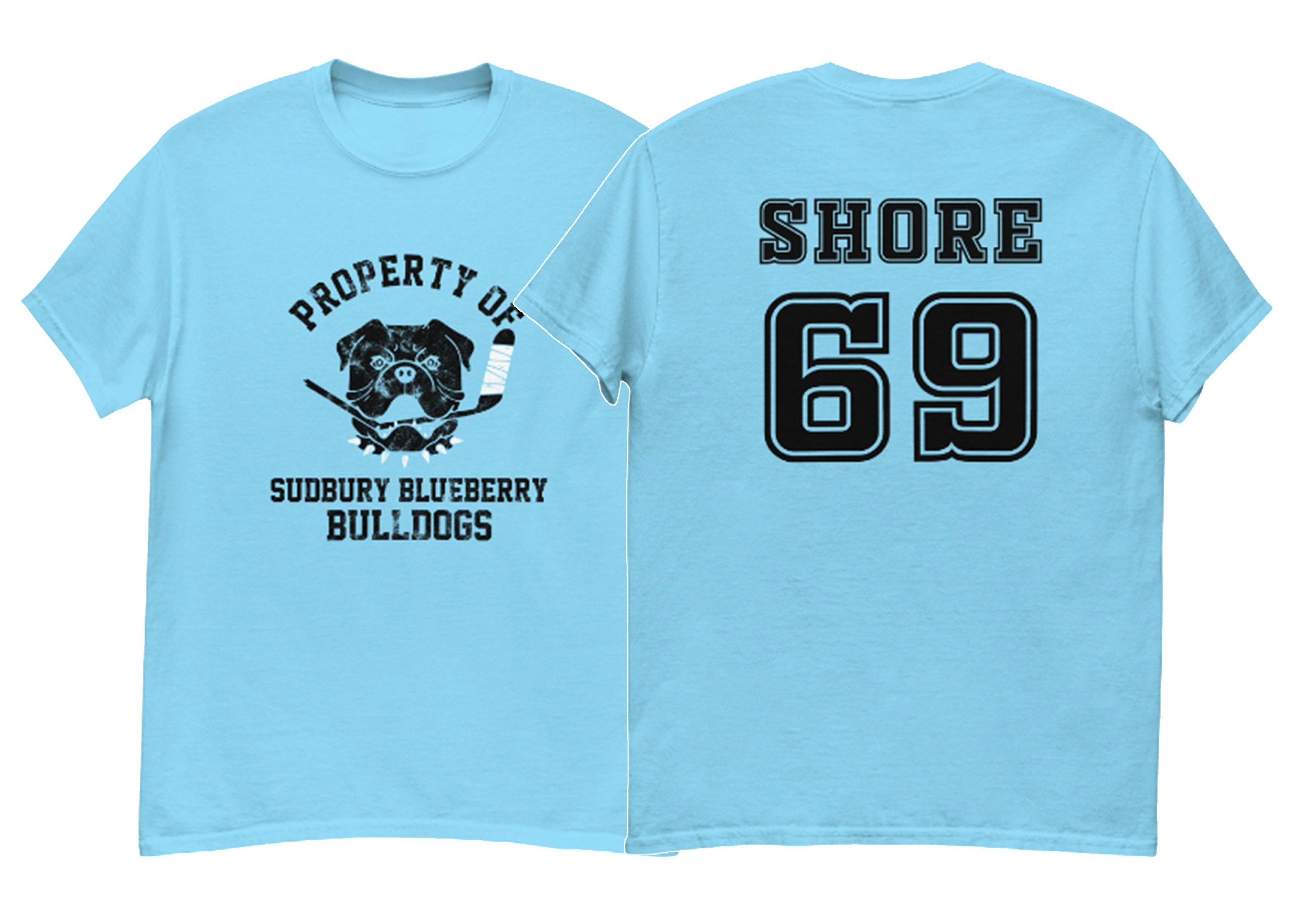 Shore 69 Black Sudbury Bulldogs Hockey Jersey