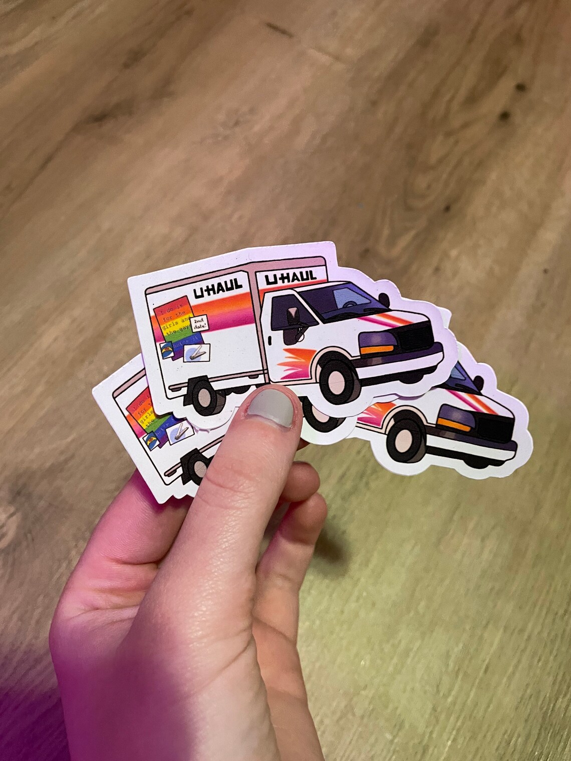Uhaul Pride Sticker Etsy
