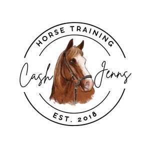 Business Logo | Small Business Logo | Horse Business Logo | Horse Training Logo | Small Business Branding | Premade Logo | Horse Logo  | DIY