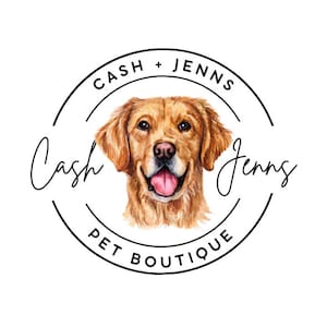 Business Logo | Small Business Logo | Dog Business Logo | Dog Business | Small Business Branding | Premade Logo | Golden Retriever Logo