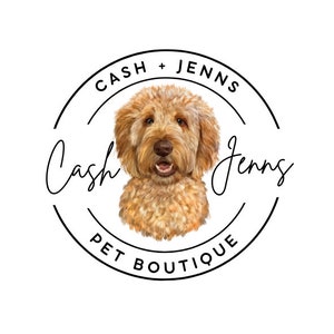 Business Logo | Small Business Logo | Dog Business Logo | Dog Business | Small Business Branding | Logo| Premade Logo | Goldendoodle Logo