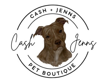 Business Logo | Small Business Logo | Dog Business Logo | Dog Business | Small Business Branding | Logo| Premade Logo | Pitbull Logo