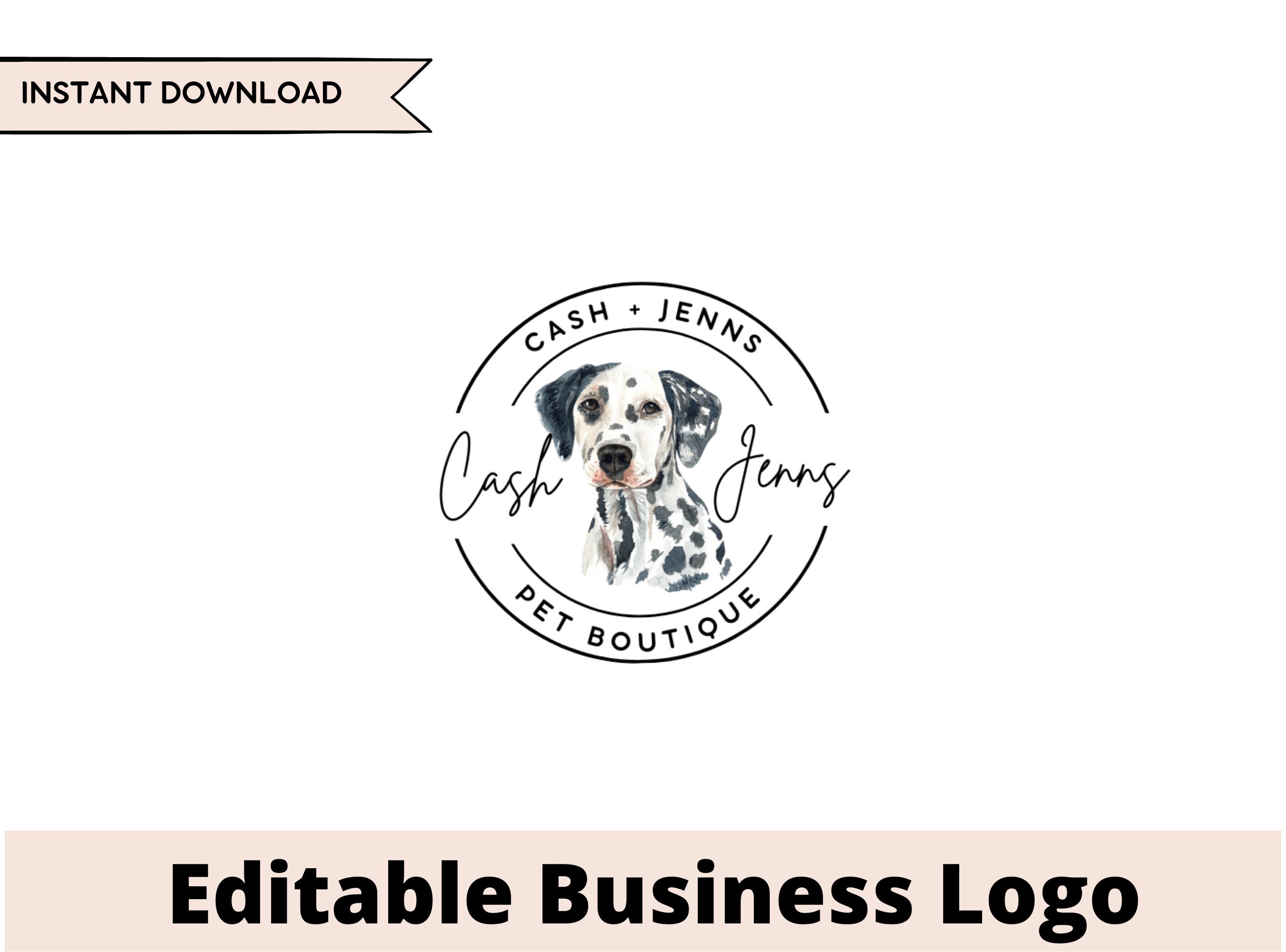 Business Logo Small Business Logo Dog Business Logo Dog Etsy