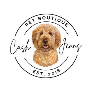 Business Logo | Small Business Logo | Dog Business Logo | Dog Business | Small Business Branding | Logo| Premade Logo | Goldendoodle Logo