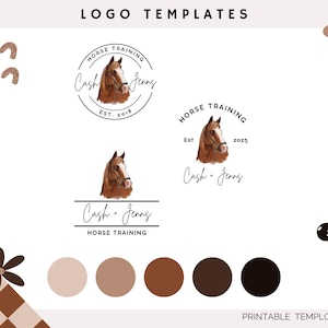 Horse Logo Bundle | Small Business Logo | Horse Business Logos | Horse Training Logos | Small Business Branding | Premade Logo | Horse Logo