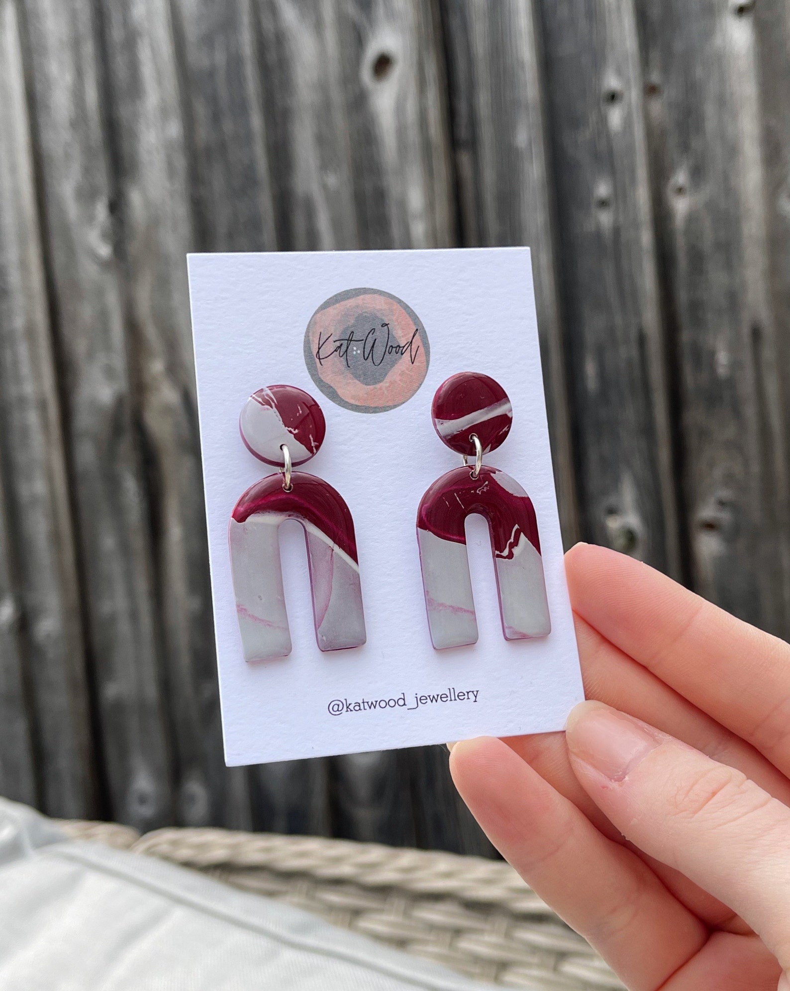 tickled pink earrings