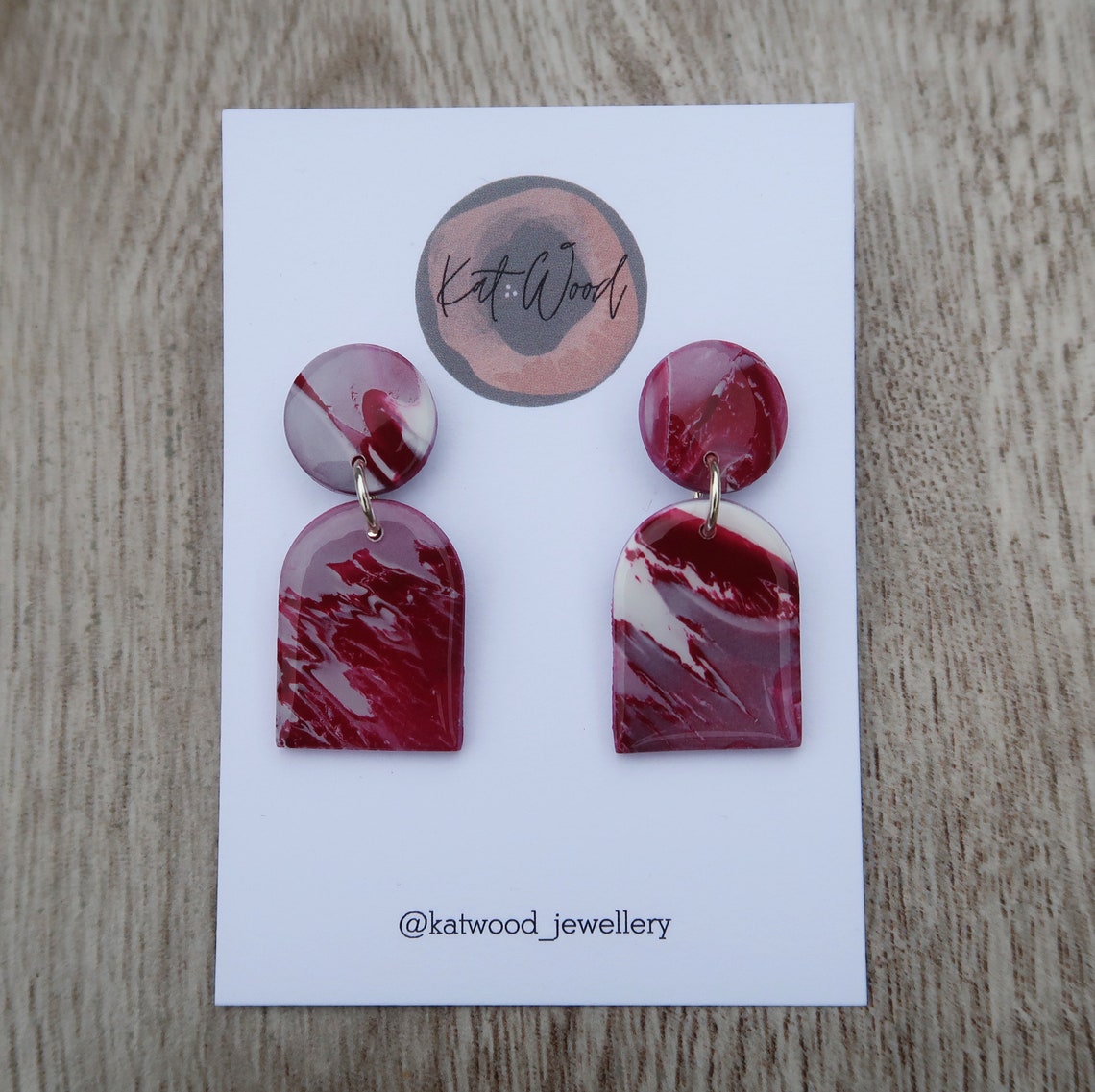 tickled pink earrings