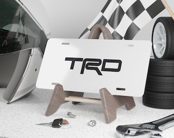 Toyota TRD Aluminum License Plate