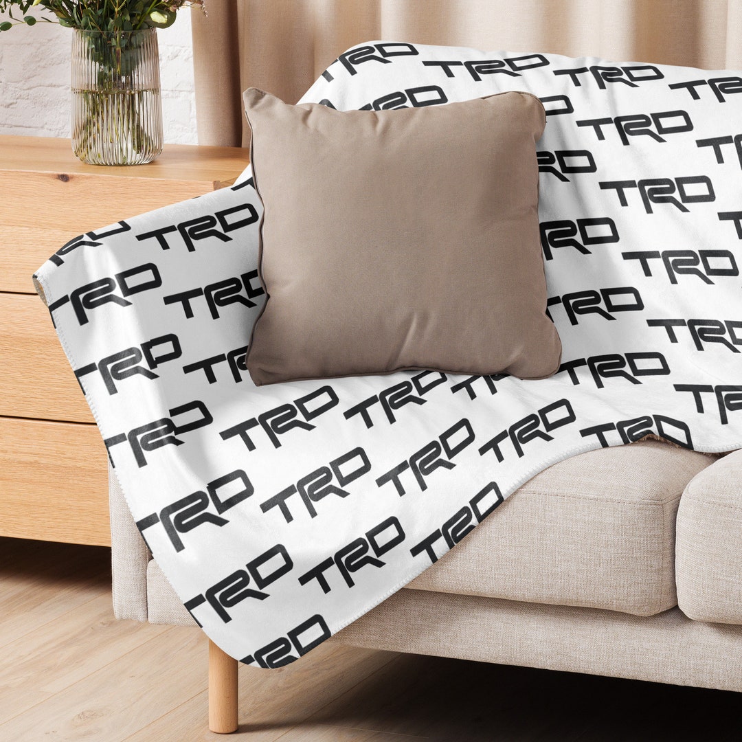 Toyota TRD Sherpa Blanket (white/black) - Etsy