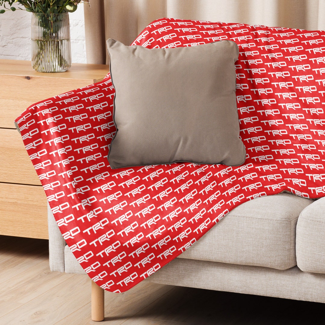 Toyota TRD Sherpa Blanket (red/white) - Etsy