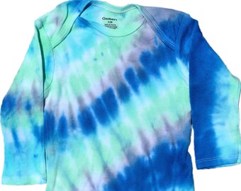 Double Swirl Tie-Dye/tie dye Onesie/Bodysuit